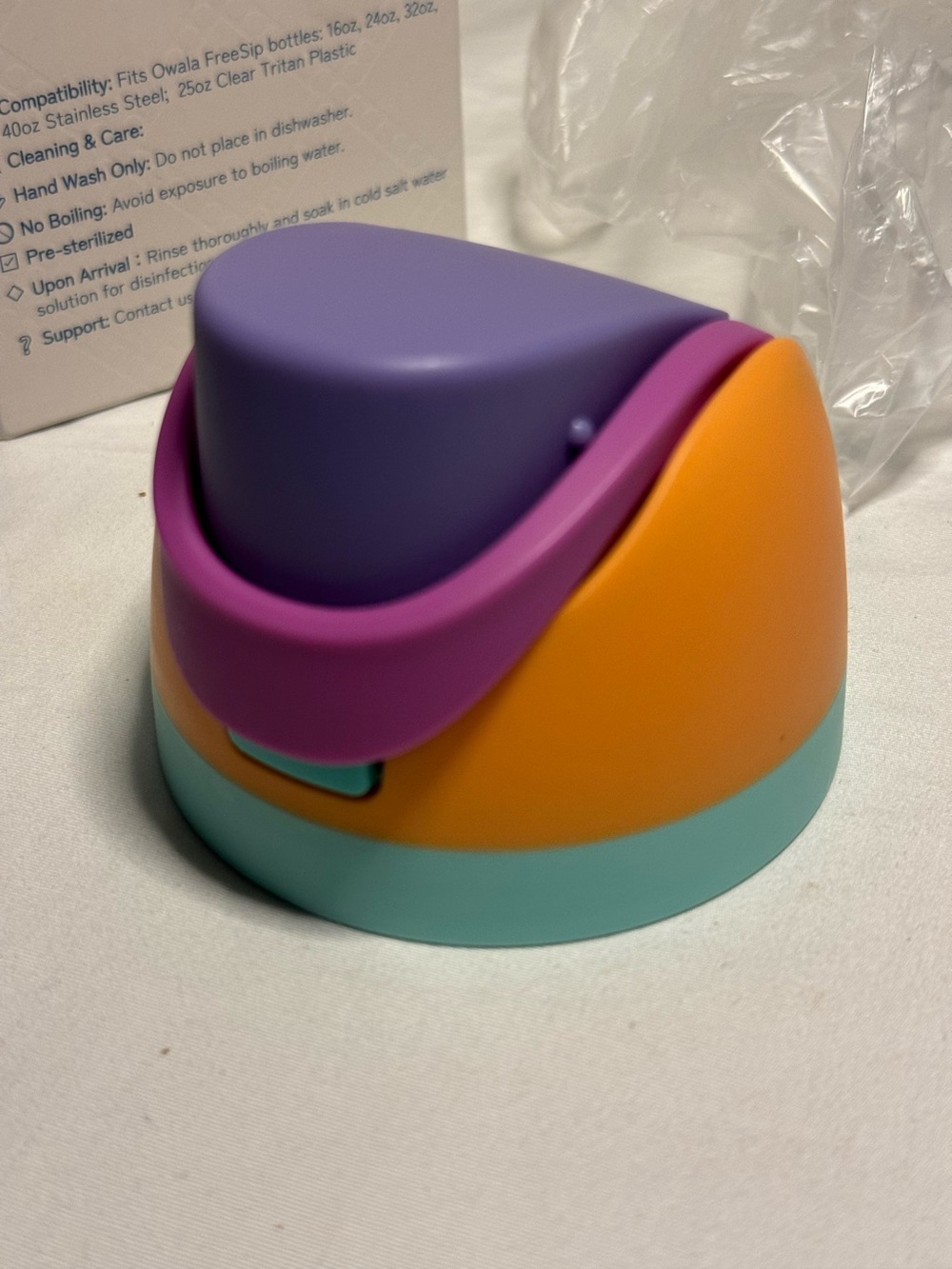 Replacement Owala Freesip Lid Colorful Fun For 16oz To 40oz Stainless Bottles